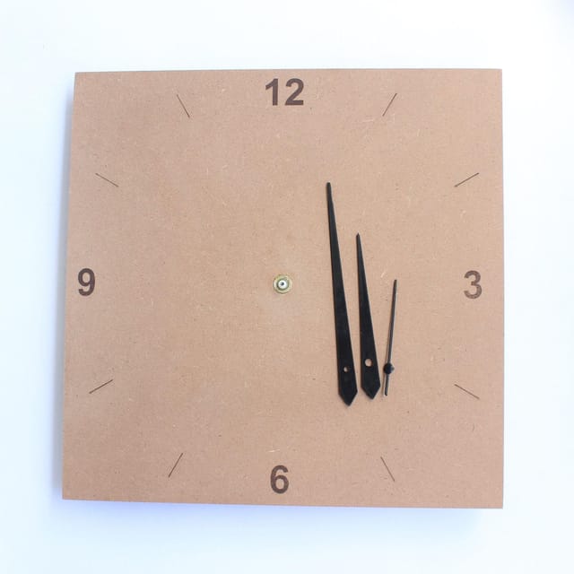 IVEI MDF  Clock Square - 11 inches