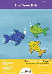 IVEI The Three Fish -Workbook and 2 DIY Coasters - 4 to 7 yrs
