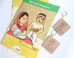 IVEI The Loyal Mongoose - Workbook and 2 DIY Keychains - 4 to 7 yrs