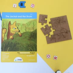IVEI - The Jackal and the drum - Workbook and a DIY Puzzle - 4 to 7 yrs