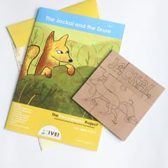 IVEI - The Jackal and the drum - Workbook and a DIY Puzzle - 4 to 7 yrs