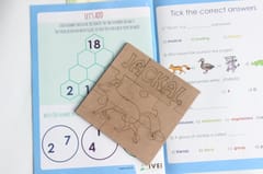 IVEI - The Jackal and the drum - Workbook and a DIY Puzzle - 4 to 7 yrs