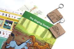 IVEI The Singing Donkey - Workbook and 2 DIY Keychains - 4 to 7 yrs