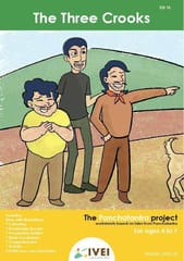 IVEI The Three Crooks  - Workbooks and 2 DIY Keychains- 4 to 7 Yrs