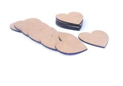 IVEI MDF Heart Coasters - Set of 12