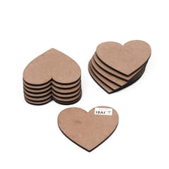IVEI MDF Heart Coasters - Set of 12