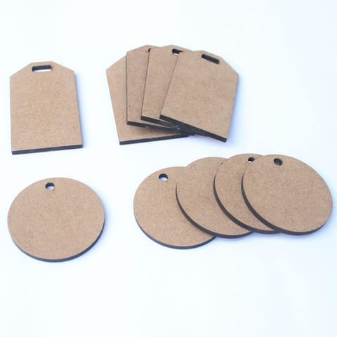 IVEI Bag / Luggage Tags 6mm - Set of 10 (2 shapes)
