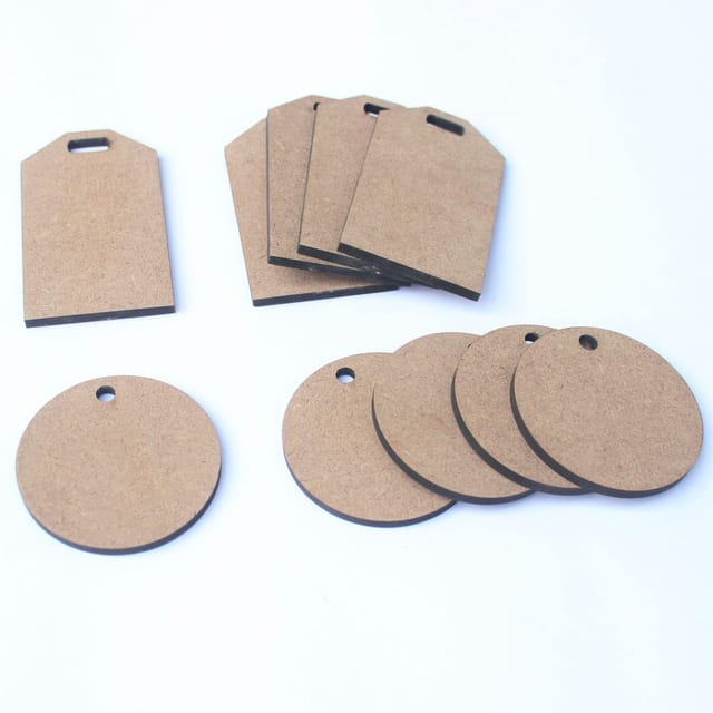 IVEI Bag / Luggage Tags 6mm - Set of 10 (2 shapes)