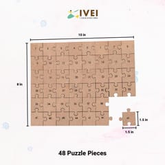 IVEI MDF Puzzle - 48 Pieces