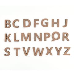 IVEI MDF Letters Consonants - Set of 21 - 6mm