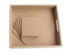 IVEI Tray and Coaster (Set of 6)