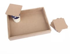 IVEI Tray and Coaster (Set of 6)