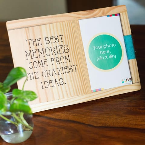 IVEI Wooden table and wall photo frame - Memories