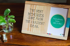 IVEI Wooden table and wall photo frame - Memories