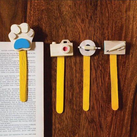 IVEI Wooden Miniature Bookmark - Set of 4