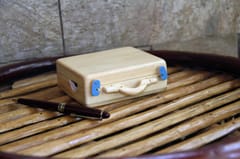 IVEI Suitcase Desk organizer- Blue