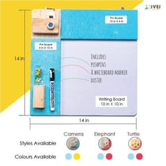 IVEI Pin Board + Whiteboard, Combination Board Turtle