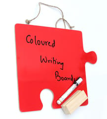 IVEI Puzzle Shaped Colored Writing Board