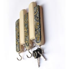 IVEI Wooden Hand Painted - Mehendi Art Hook