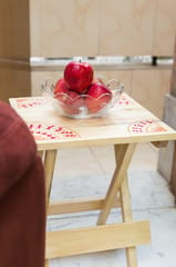 IVEI Warli Wooden Portable Folding Table