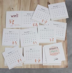 IVEI Warli Desk Calendar with Photo Frame