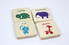 IVEI Wooden Educational Animal Magnets For Kids