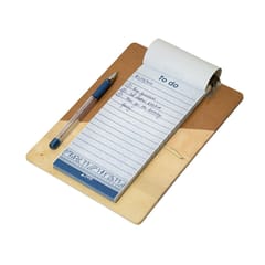 IVEI A5 Wooden Clip Pad with Memo Pad