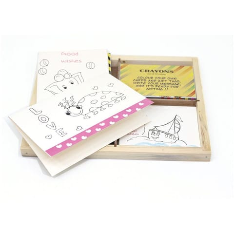 IVEI DIY Kids Greetings Cards and Tags Set