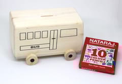 IVEI Paint it Yourself Bus Piggy Bank