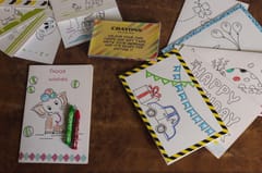 IVEI DIY Kids Greetings Cards and Tags Set