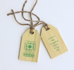 IVEI Wooden Luggage Tags (Set of 2)