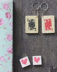 IVEI King and Queen KeyRing - Set of 2