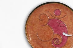 Ekebeki - Omkara - Ganesha Wallplate Yellow