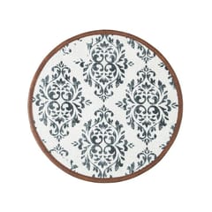 Mona B Set of 4 Printed Amelia Coasters, 4.5 INCH Round, Best for Bed-Side Table/Center Table, Dining Table (Trellis)