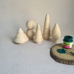 GulabTribe-Wooden DIY Tree Set