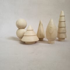 GulabTribe-Wooden DIY Tree Set