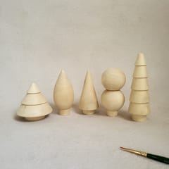 GulabTribe-Wooden DIY Tree Set