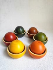 GulabTribe-Bowls and Balls Sorter Set