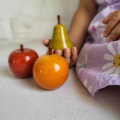 GulabTribe - Wooden Fruits Learning Set