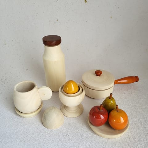 GulabTribe - Wooden Breakfast Set