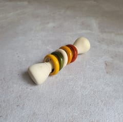 GulabTribe - Wooden Mini Rattle Toy