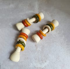 GulabTribe - Wooden Mini Rattle Toy