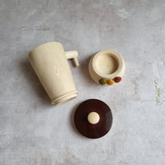 GulabTribe - Wooden Mixer Grinder