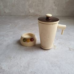 GulabTribe - Wooden Mixer Grinder