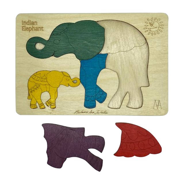 Ekoplay - India Elephant Puzzle Game
