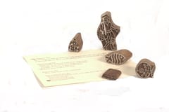 POTLI - DIY Wooden Block Printing Craft kit Print your own Panchtantra Story book Two Fishes & a Frog