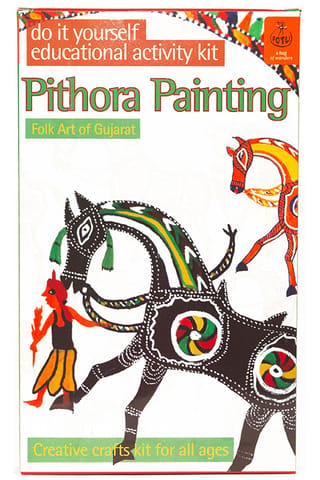 POTLI DIY Colouring Folk Art kit Pithora Painting
