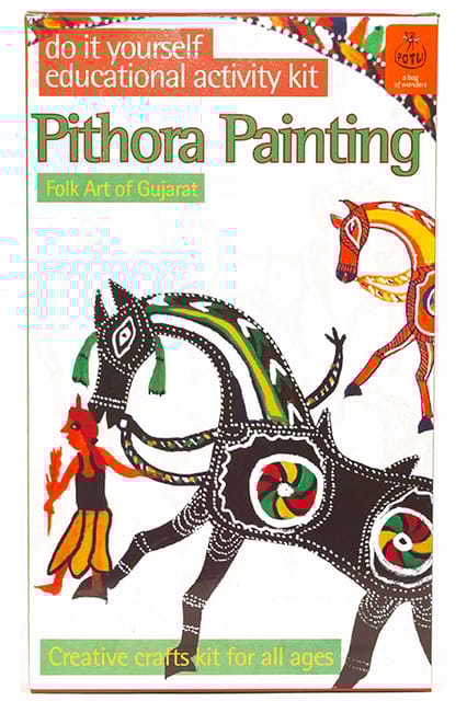POTLI DIY Colouring Folk Art kit Pithora Painting