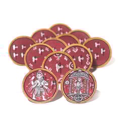 POTLI - GANJIFA Hand painted Playing Cards  Dashavtar set/120
