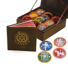 POTLI - GANJIFA Hand painted Playing Cards  Dashavtar set/120